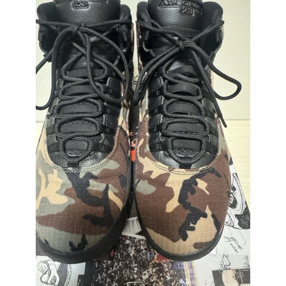 Air Jordan 10 Retro Woodland Camo Sz. 13‎